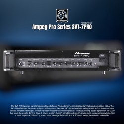 Ampeg SVT-7Pro 1000-watt Tube Preamp Bass Head