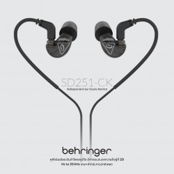 BEHRINGER SD251-CK – Professional In-Ear Studio Monitor