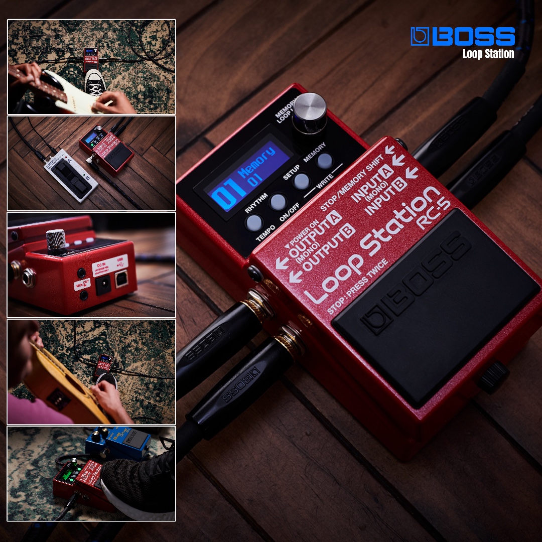 Boss RC-5 + Shure A85F + さくかっ BMIDI 2-35