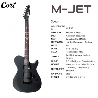 กีตาร์ไฟฟ้า Cort M-Jet
