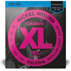 D’Addario EPS170-6 ProSteels 6 String Bass 032 045 065 080 100 130