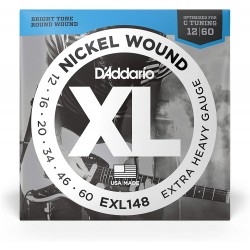 D’Addario EXL148 Nickel Wound Extra Heavy 012-060