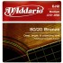 สายกีตาร์โปร่ง D’Addario EJ12 80/20 Medium 013-056