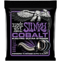 ERNIE BALL POWER SLINKY COBALT ELECTRIC GUITAR STRINGS 11-48
