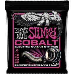 ERNIE BALL SUPER SLINKY COBALT ELECTRIC GUITAR STRINGS 9-42