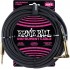 Ernie Ball 18 FEET BRAIDED S/A INST CABLE BLACK