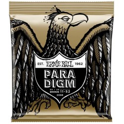 สายกีตาร์โปร่ง Ernie Ball Paradigm 80/20 Bronze Light 011-052