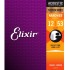 Elixir Acoustic Guitar Strings Phosphor Bronze NanoWeb Coating Antirust Light 012 – 053