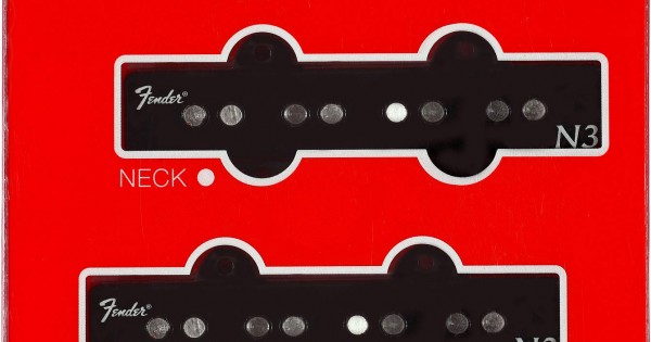 Fender N3 set Noiseless Jazz Bass Pickup フェンダー ジャズ ベース ピックアップ ネック ブリッジ セ Audere Audio Active and Passive Tone Control