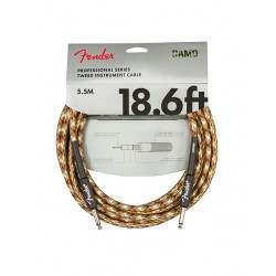 Fender Professional Series Instrument Cable 18.6 FT. Desert Camo