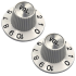 HOSCO White Hat Volume Knob KW-260VI 2pcs