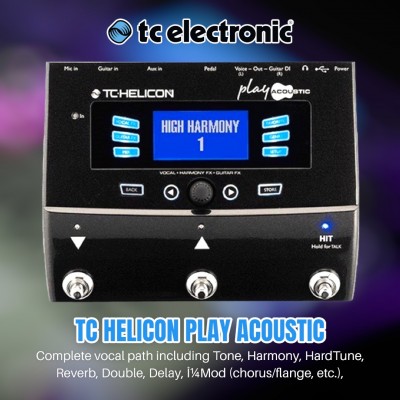 เอฟเฟคร้อง เอฟเฟคกีต้าร์ Tc Helicon Play Acoustic