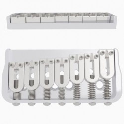Hipshot 7 String Fixed Guitar Bridge Chrome