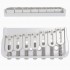 Hipshot 7 String Fixed Guitar Bridge Chrome