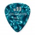 DUNLOP CELLULOID TURQUOISE PEARLOID PICK HEAVY 483-11HV