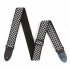 DUNLOP CLASSIC BLACK/WHITE CHECK STRAP D3831BK