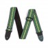 DUNLOP JACQUARD MATRIX GREEN STRAP D6704GN