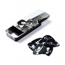 DUNLOP JIMI HENDRIX™ SILVER PORTRAIT HEAVYPICK TIN JHPT05H