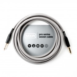 DUNLOP MXR® 12FT PRO SERIES WOVEN INSTRUMENT CABLE - STRAIGHT / STRAIGHT DCIW12
