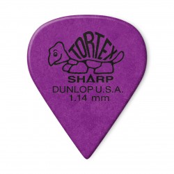 DUNLOP TORTEX® SHARP PICK 1.14MM 412-114