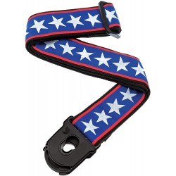 Planet Waves Lock Guitar Strap 50PLA10 Stars & Stripes