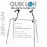 ขาวางคีย์บอร์ดและมิกเซอร์ขนาดเล็ก QuikLok WS-421 KEYBOARD/MIXER STAND