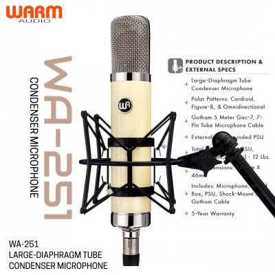 Warm Audio WA-251 Condenser Microphone