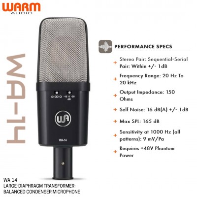 Warm Audio WA14 Condenser Microphone