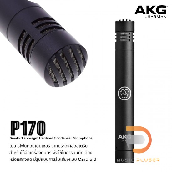 AKG P170 Small-diaphragm Cardioid Condenser Microphone AKG P170 Small-diaphragm Cardioid Condenser Microphone