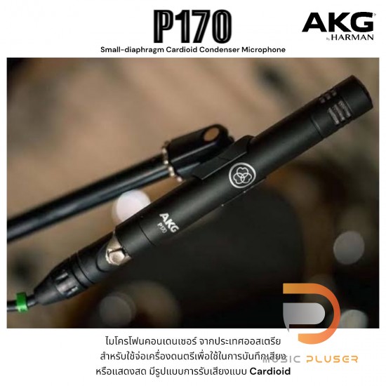 AKG P170 Small-diaphragm Cardioid Condenser Microphone AKG P170 Small-diaphragm Cardioid Condenser Microphone