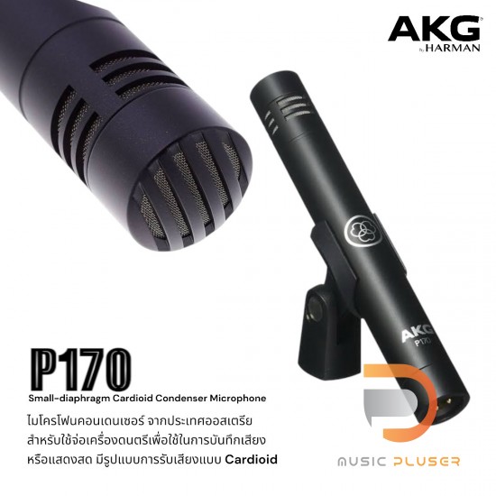 AKG P170 Small-diaphragm Cardioid Condenser Microphone AKG P170 Small-diaphragm Cardioid Condenser Microphone