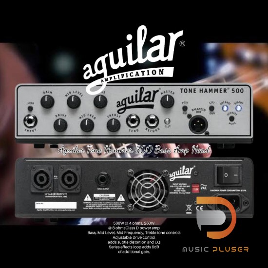 Aguilar Tone Hammer 500 Bass Amp Head