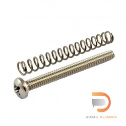 Allparts Stainless Steel Bridge Length Screws น็อตท้ายเบส 4 สาย(4pcs)