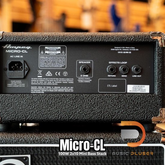 แอมป์เบส Ampeg Micro-CL 100W 2x10 Mini Bass Stack