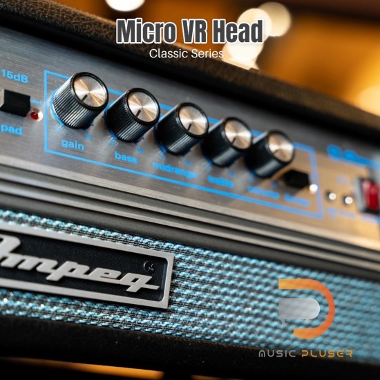 Ampeg Micro-VR Bass Amp Head and SVT210AV Bass Speaker Cabinet Stack