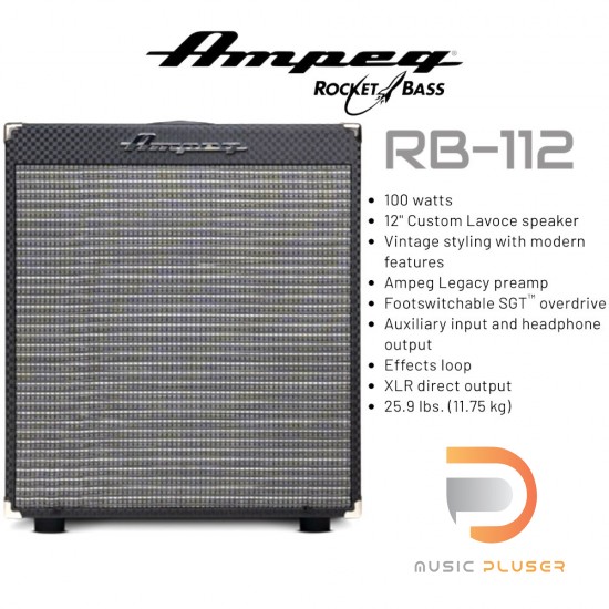 Ampeg Rocket Bass RB-112 แอมป์เบส Ampeg Rocket Bass RB-112 แอมป์เบส