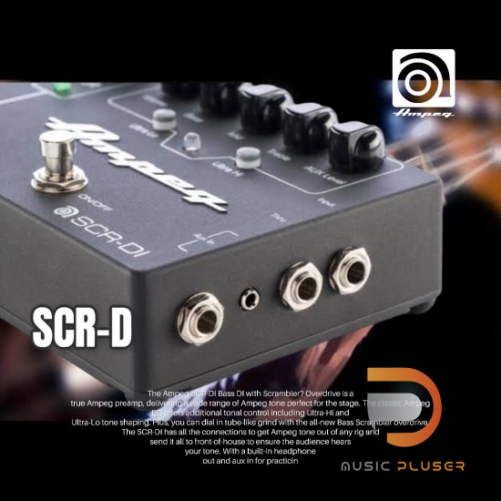 Ampeg SCR-DI Bass DI Direct Box Ampeg SCR-DI Bass DI Direct Box