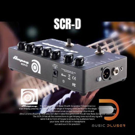 Ampeg SCR-DI Bass DI Direct Box Ampeg SCR-DI Bass DI Direct Box