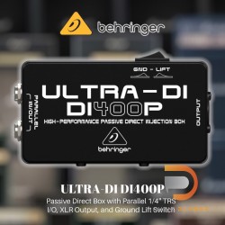 ไดเร็คบ็อก BEHRINGER DI400P ULTRA-DI Direct Box