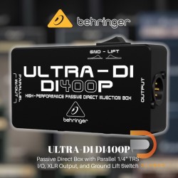 ไดเร็คบ็อก BEHRINGER DI400P ULTRA-DI Direct Box