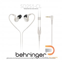 BEHRINGER SD251-CL – Professional In-Ear Studio Monitor