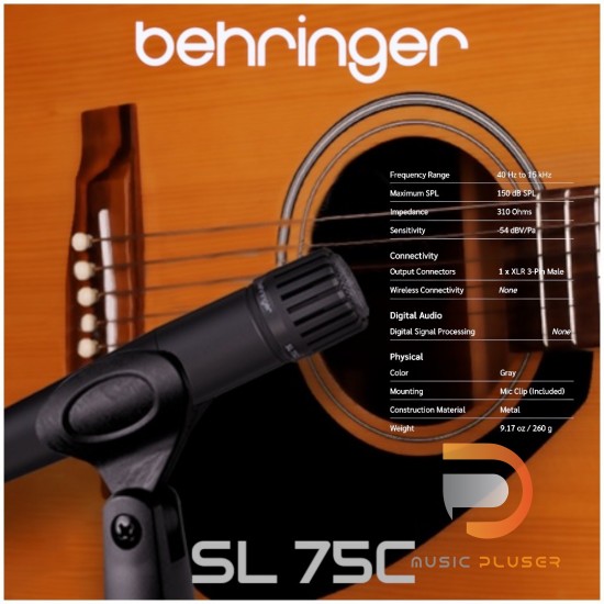 BEHRINGER SL 75C Dynamic Mic BEHRINGER SL 75C Dynamic Mic