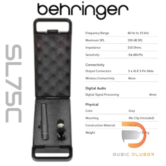 BEHRINGER SL 75C Dynamic Mic BEHRINGER SL 75C Dynamic Mic