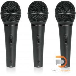 BEHRINGER ULTRAVOICE XM1800S Dynamic Mic (Set of 3 Pcs.)