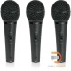 BEHRINGER ULTRAVOICE XM1800S Dynamic Mic (Set of 3 Pcs.)