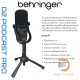 Behringer D2 PODCAST PRO ไมโครโฟนไดนามิก สำหรับพอดแคสต์ Behringer D2 PODCAST PRO ไมโครโฟนไดนามิก สำหรับพอดแคสต์
