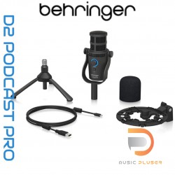Behringer D2 PODCAST PRO ไมโครโฟนไดนามิก สำหรับพอดแคสต์