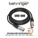 Behringer GMC-300 : GMC-600 : GMC-1000 Microphone Cable with XLR Connectors Behringer GMC-300 : GMC-600 : GMC-1000 Microphone Cable with XLR Connectors