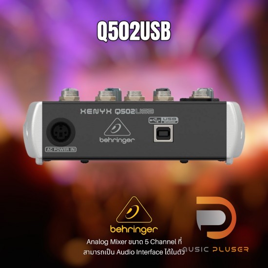Behringer XENYX-Q502USB Analog Mixers Behringer XENYX-Q502USB Analog Mixers