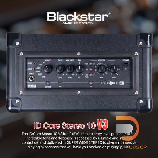 แอมป์ไฟฟ้า Guitar Amps Blackstar ID Core 10 V3 แอมป์ไฟฟ้า Guitar Amps Blackstar ID Core 10 V3
